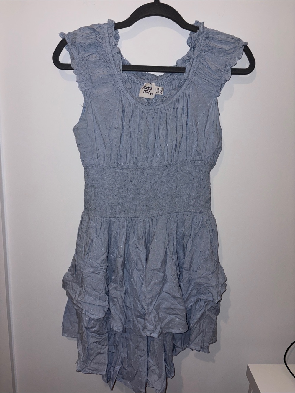 Princess Polly Ruffled Periwinkle Romper